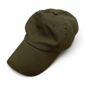 BDG Olive Green Plain Baseball Cap